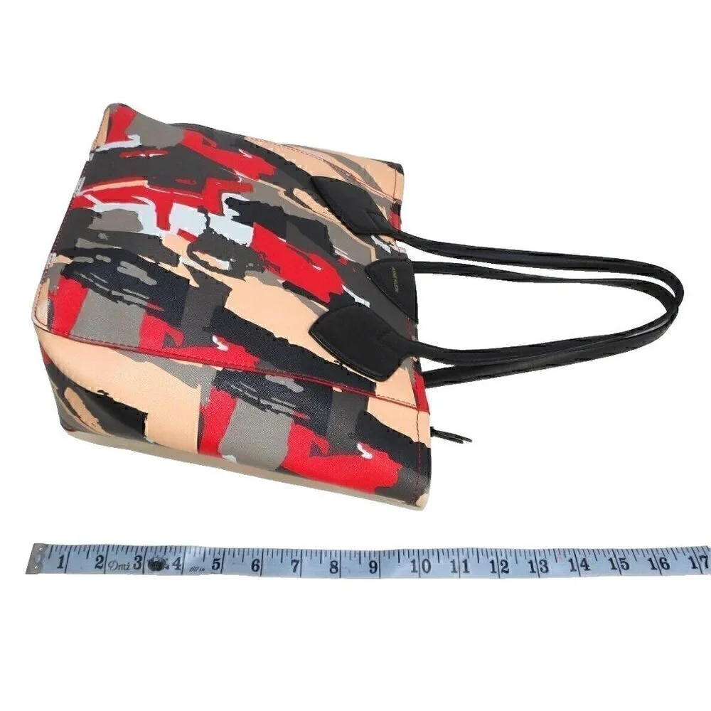 ANNE KLEIN multicolor abstract pattern tote, shoulder bag, handbag, purse